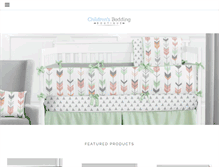 Tablet Screenshot of childrensbeddingboutique.com